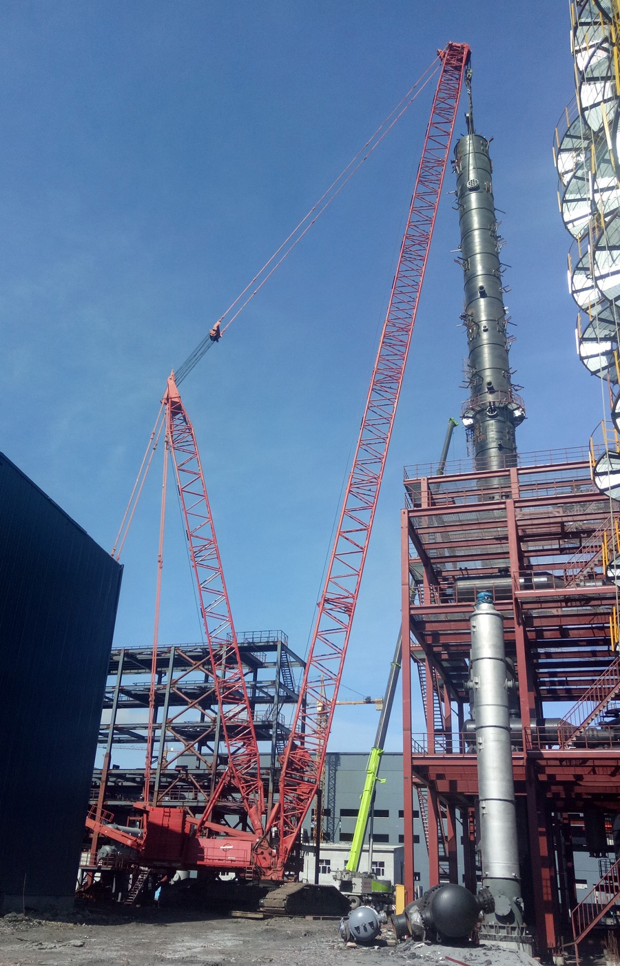 黑龍江七臺河履帶吊安全監控管理系統安裝調試現場